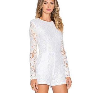 De Lacy white romper, size S